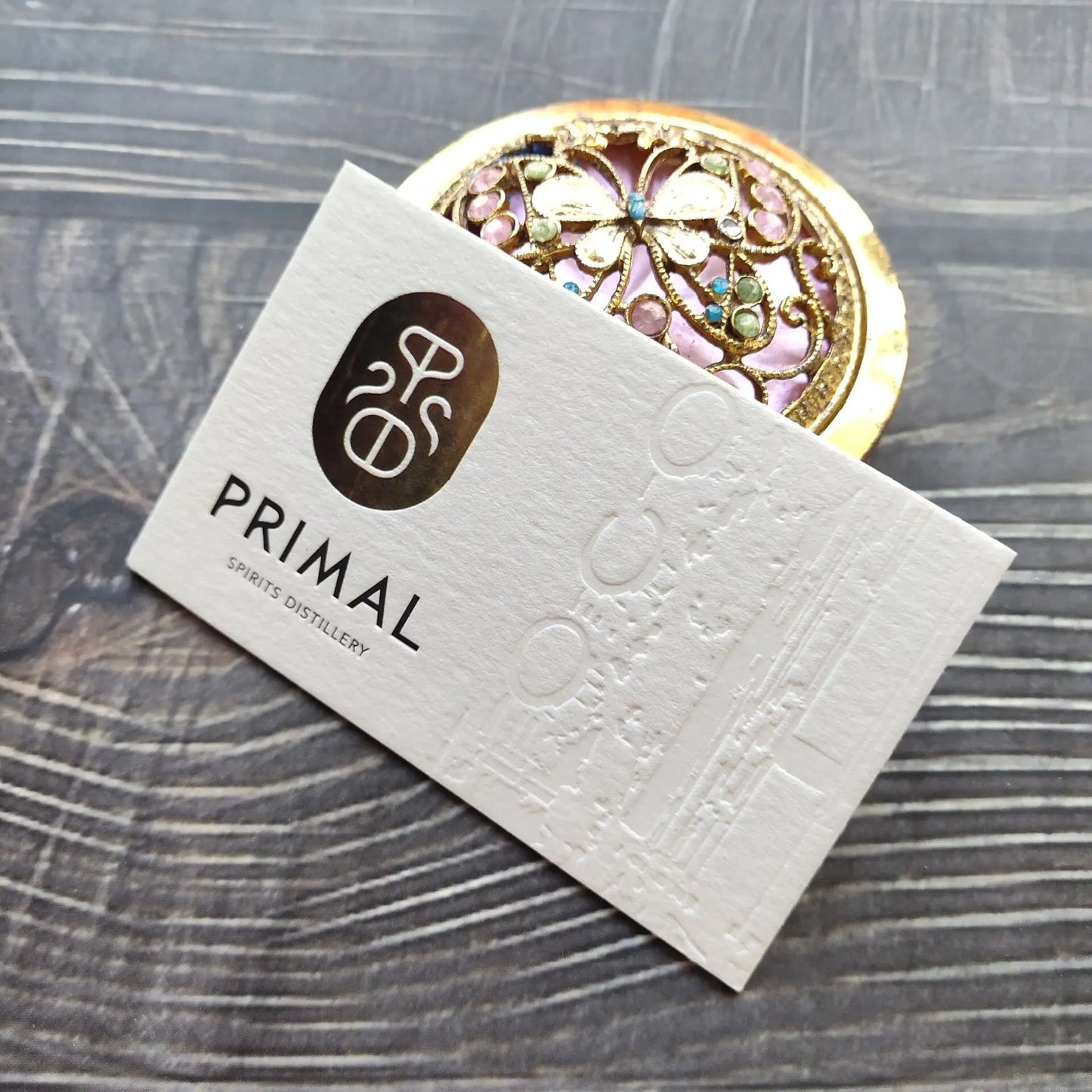 Cotton Paper Gold Edge - Business Cards