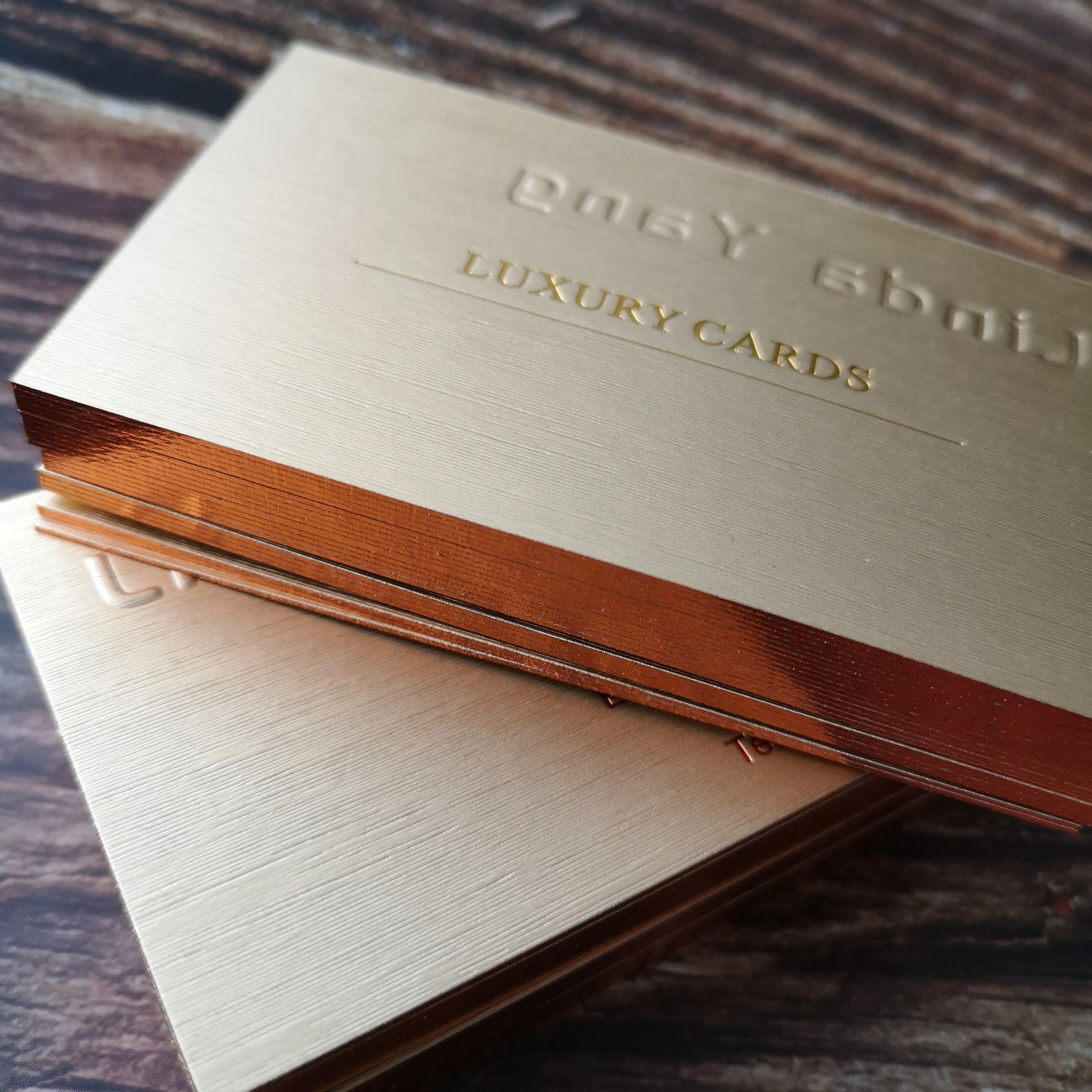 Custom business cards printing embossed hot foil stamping printing