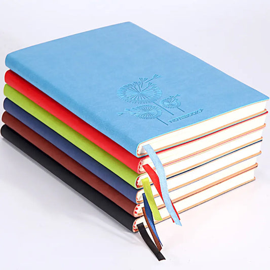 Wholesale Embossed LOGO hardcover PU leather custom printed notebook