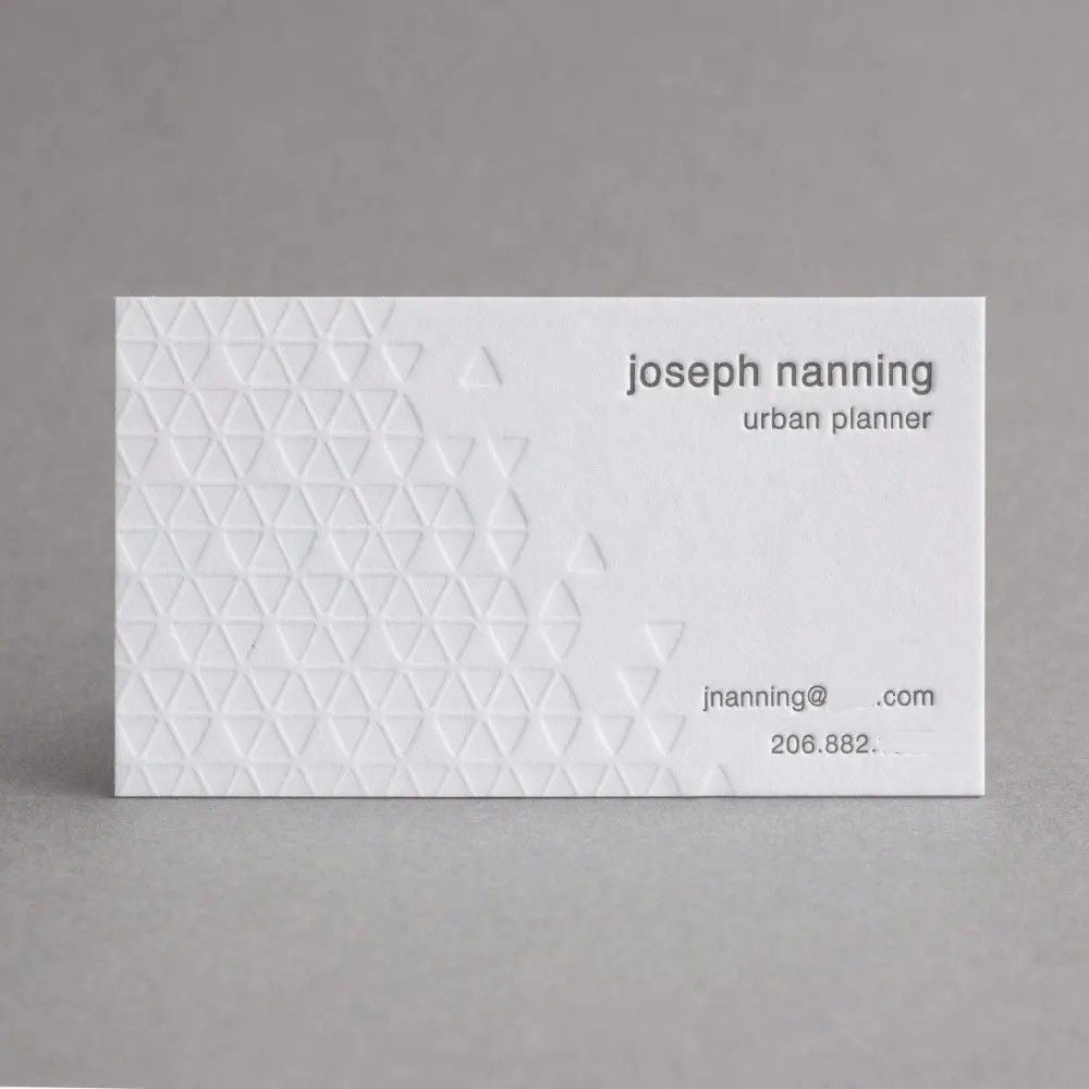 Cotton Paper Gold Edge - Business Cards