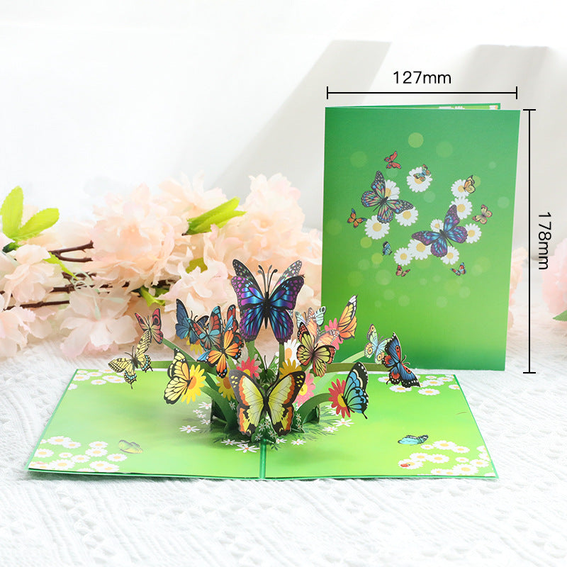 3D Greeting pop up card,happy birthday wedding,mother’s day,valentines day