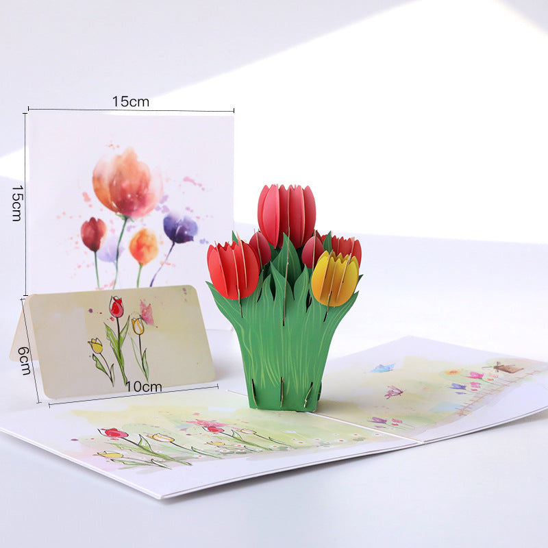 3D Greeting pop up card,happy birthday wedding,mother’s day,valentines day