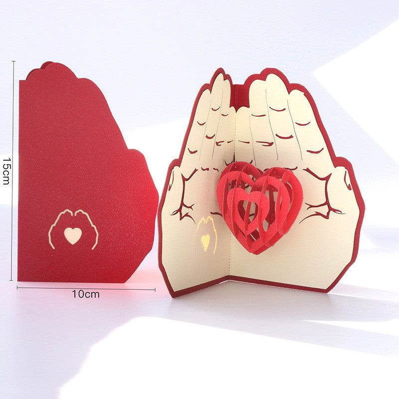 3D Greeting pop up card, happy birthday wedding, mother’s day, valentines day