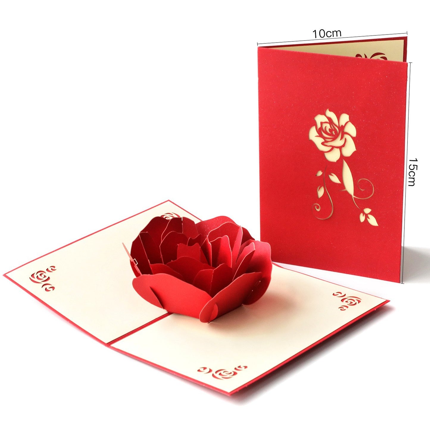 3D Greeting pop up card, happy birthday wedding, mother’s day, valentines day