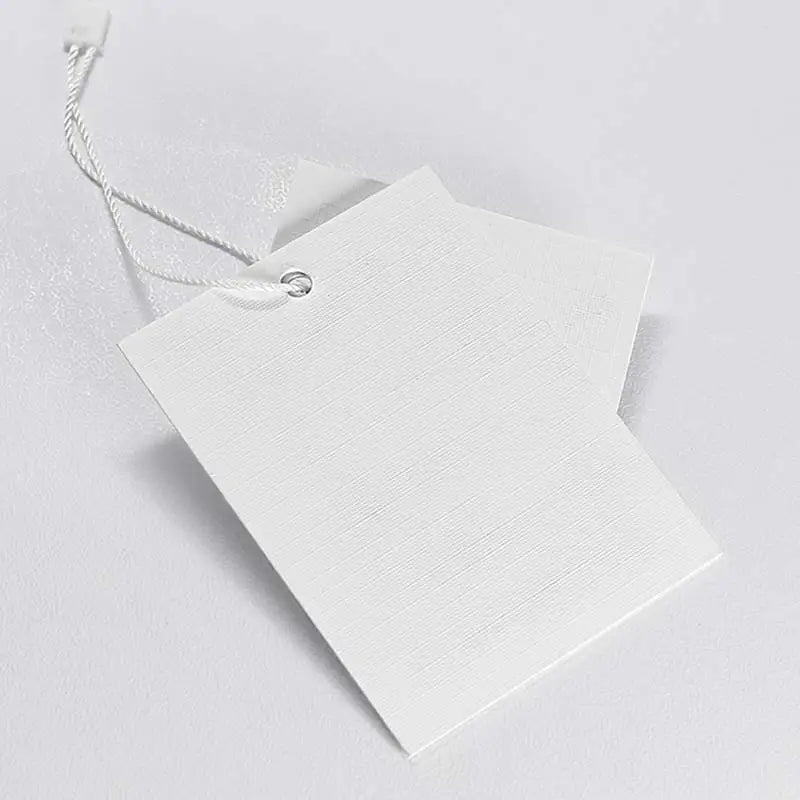 Customized Matt Cardboard Hang Tag Garment for Clothing, blank