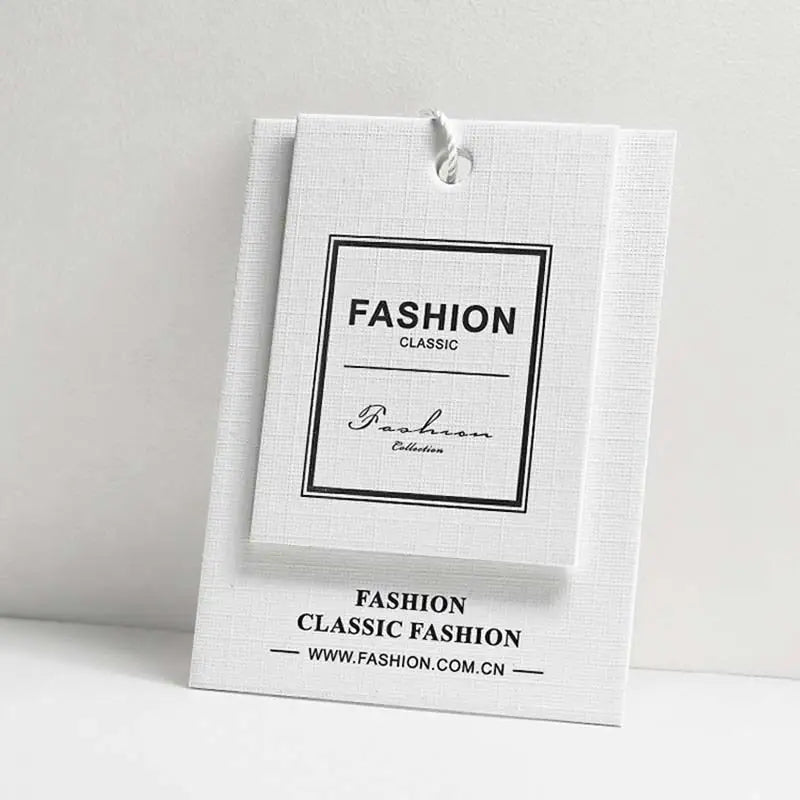 Customized Matt Cardboard Hang Tag Garment for Clothing